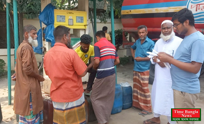 পঞ্চগড়ের তেঁতুলিয়া ফিলিং স্টেশনে আসতে গাড়ি পাঠাতে বললেন ওসি